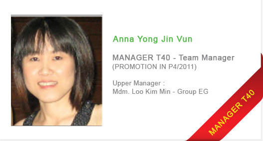 Anna Yong Jin Vun  - Manager T40