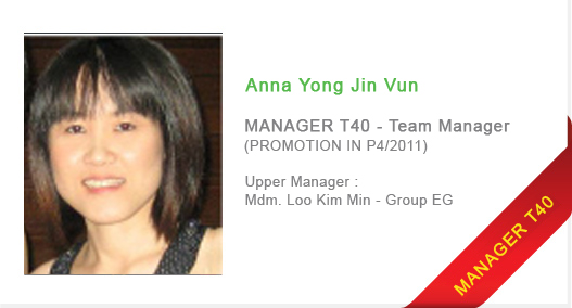 Anna Yong Jin Vun - Manager T40