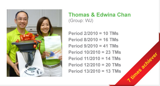 Thomas & Edwina Chan (7 times achiever)